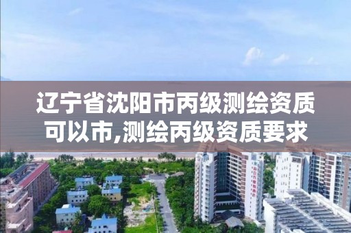 辽宁省沈阳市丙级测绘资质可以市,测绘丙级资质要求