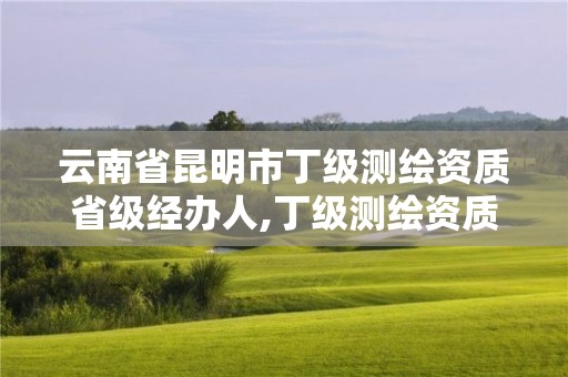 云南省昆明市丁级测绘资质省级经办人,丁级测绘资质执业范围。