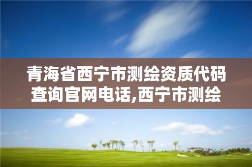 青海省西宁市测绘资质代码查询官网电话,西宁市测绘局2020招聘。