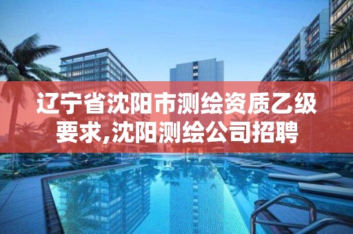 辽宁省沈阳市测绘资质乙级要求,沈阳测绘公司招聘