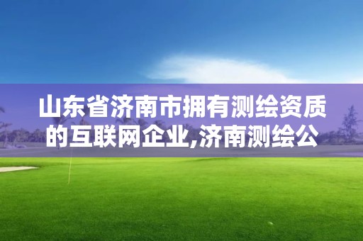 山东省济南市拥有测绘资质的互联网企业,济南测绘公司招聘