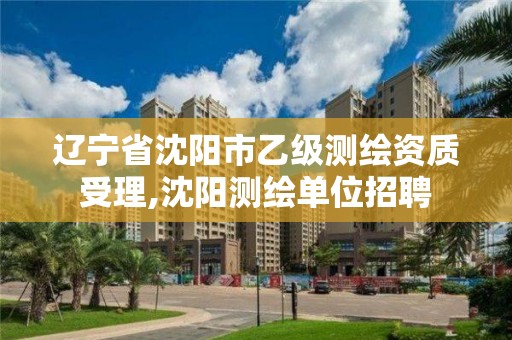 辽宁省沈阳市乙级测绘资质受理,沈阳测绘单位招聘