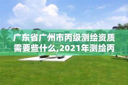 广东省广州市丙级测绘资质需要些什么,2021年测绘丙级资质申报条件