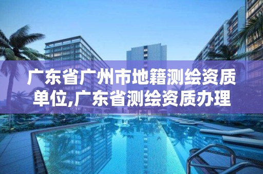 广东省广州市地籍测绘资质单位,广东省测绘资质办理流程