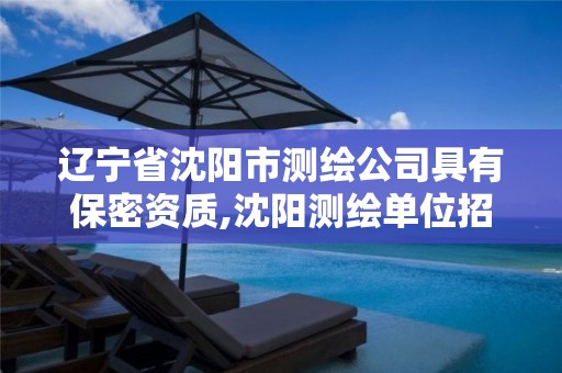 辽宁省沈阳市测绘公司具有保密资质,沈阳测绘单位招聘