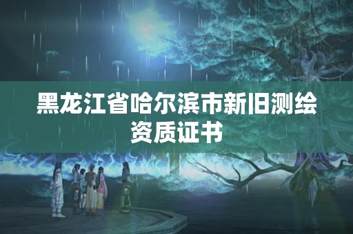 黑龙江省哈尔滨市新旧测绘资质证书