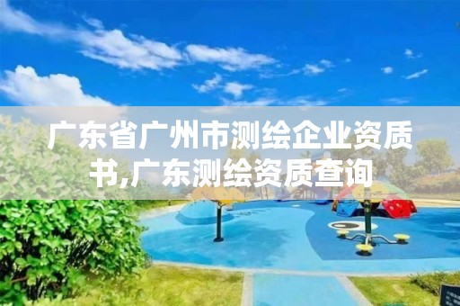 广东省广州市测绘企业资质书,广东测绘资质查询