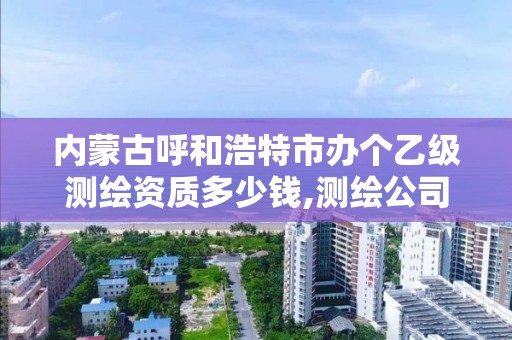 内蒙古呼和浩特市办个乙级测绘资质多少钱,测绘公司乙级资质。