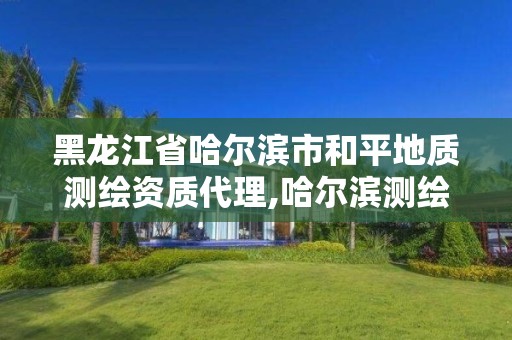 黑龙江省哈尔滨市和平地质测绘资质代理,哈尔滨测绘勘察研究院怎么样。