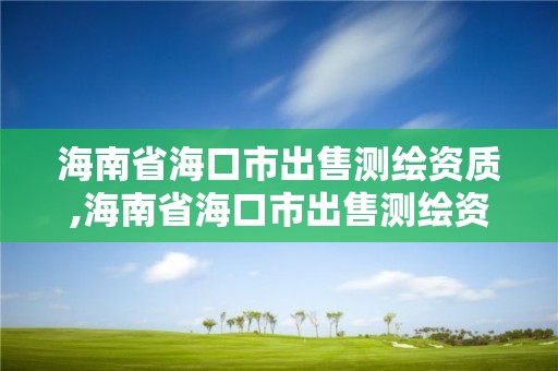 海南省海口市出售测绘资质,海南省海口市出售测绘资质的公司