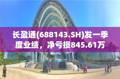 长盈通(688143.SH)发一季度业绩，净亏损845.61万元