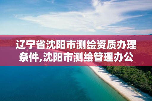 辽宁省沈阳市测绘资质办理条件,沈阳市测绘管理办公室