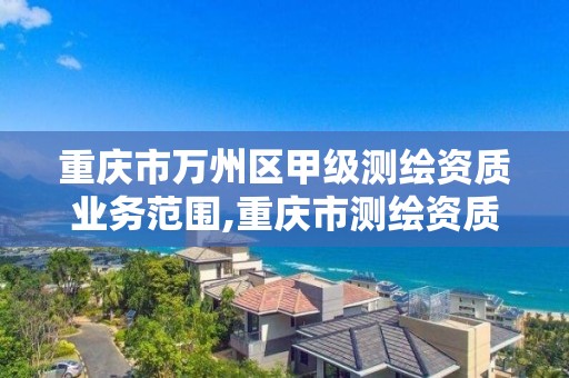 重庆市万州区甲级测绘资质业务范围,重庆市测绘资质管理办法