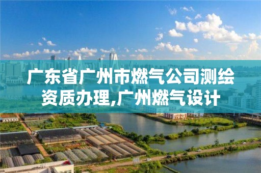 广东省广州市燃气公司测绘资质办理,广州燃气设计