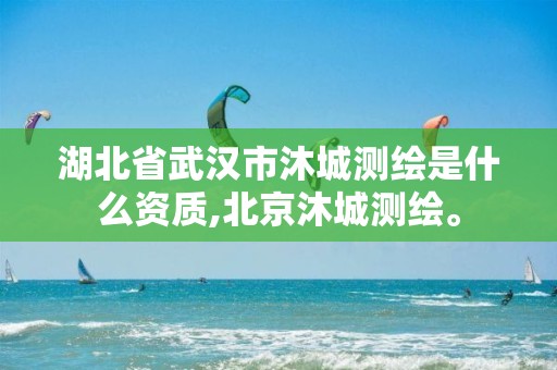 湖北省武汉市沐城测绘是什么资质,北京沐城测绘。