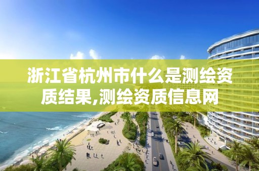 浙江省杭州市什么是测绘资质结果,测绘资质信息网