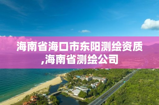 海南省海口市东阳测绘资质,海南省测绘公司