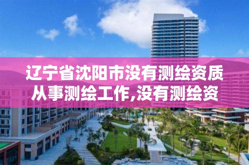 辽宁省沈阳市没有测绘资质从事测绘工作,没有测绘资质可以接测绘活吗