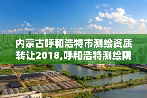 内蒙古呼和浩特市测绘资质转让2018,呼和浩特测绘院