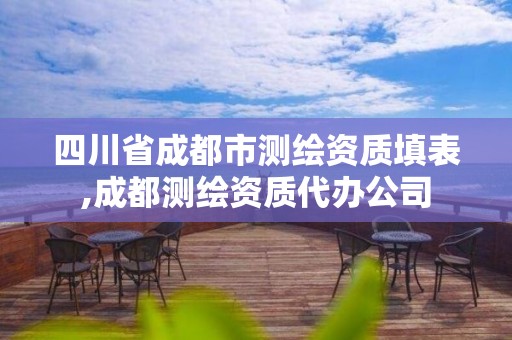 四川省成都市测绘资质填表,成都测绘资质代办公司