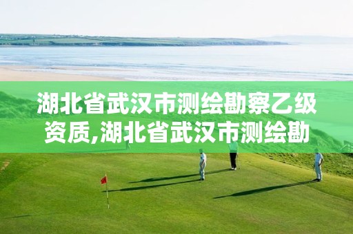 湖北省武汉市测绘勘察乙级资质,湖北省武汉市测绘勘察乙级资质企业名单