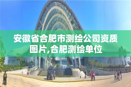 安徽省合肥市测绘公司资质图片,合肥测绘单位