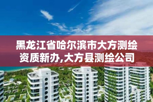 黑龙江省哈尔滨市大方测绘资质新办,大方县测绘公司电话