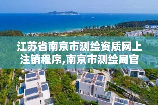 江苏省南京市测绘资质网上注销程序,南京市测绘局官网