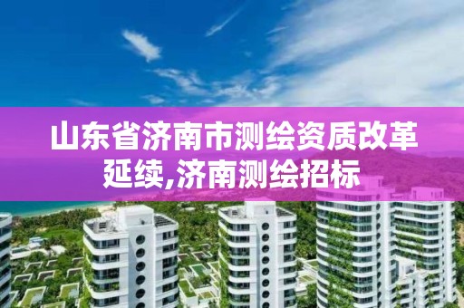 山东省济南市测绘资质改革延续,济南测绘招标