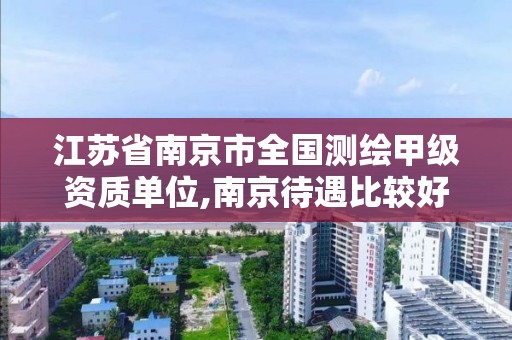 江苏省南京市全国测绘甲级资质单位,南京待遇比较好的测绘公司