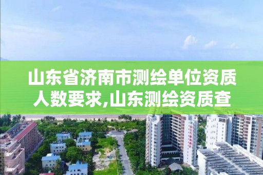 山东省济南市测绘单位资质人数要求,山东测绘资质查询