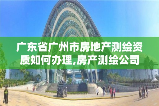 广东省广州市房地产测绘资质如何办理,房产测绘公司资质办理。