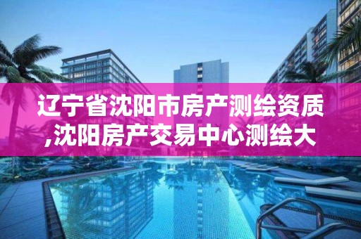 辽宁省沈阳市房产测绘资质,沈阳房产交易中心测绘大队