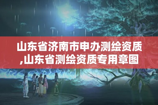 山东省济南市申办测绘资质,山东省测绘资质专用章图片