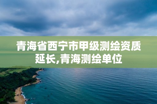 青海省西宁市甲级测绘资质延长,青海测绘单位