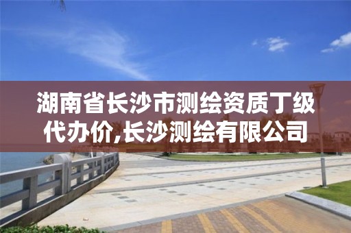 湖南省长沙市测绘资质丁级代办价,长沙测绘有限公司待遇