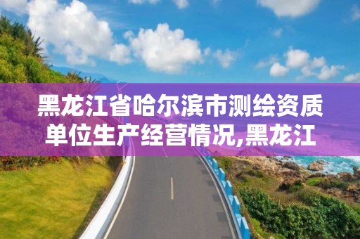 黑龙江省哈尔滨市测绘资质单位生产经营情况,黑龙江省哈尔滨市测绘局。