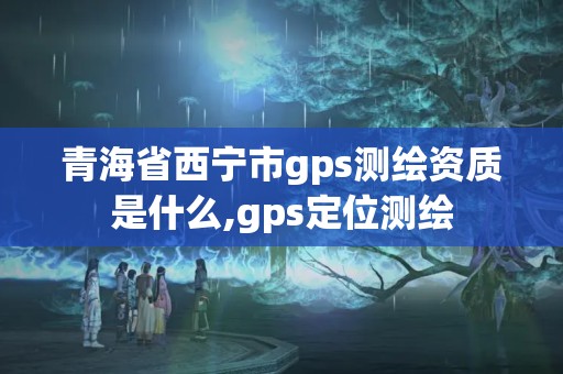 青海省西宁市gps测绘资质是什么,gps定位测绘