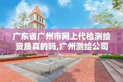 广东省广州市网上代检测绘资质真的吗,广州测绘公司电话。