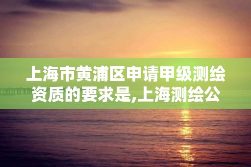 上海市黄浦区申请甲级测绘资质的要求是,上海测绘公司有哪几家。