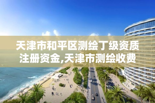 天津市和平区测绘丁级资质注册资金,天津市测绘收费标准。