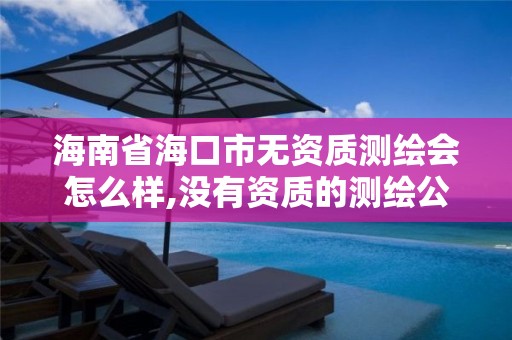 海南省海口市无资质测绘会怎么样,没有资质的测绘公司怎么开票。