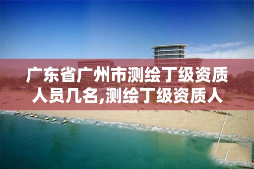 广东省广州市测绘丁级资质人员几名,测绘丁级资质人员条件