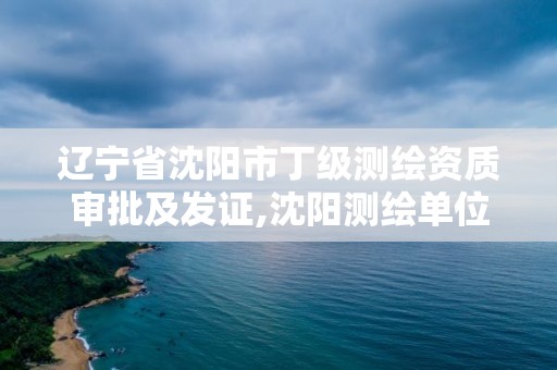 辽宁省沈阳市丁级测绘资质审批及发证,沈阳测绘单位