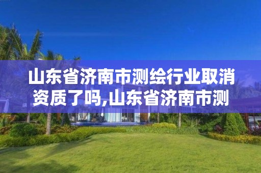 山东省济南市测绘行业取消资质了吗,山东省济南市测绘行业取消资质了吗最新消息