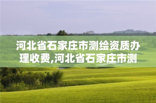 河北省石家庄市测绘资质办理收费,河北省石家庄市测绘资质办理收费多少钱