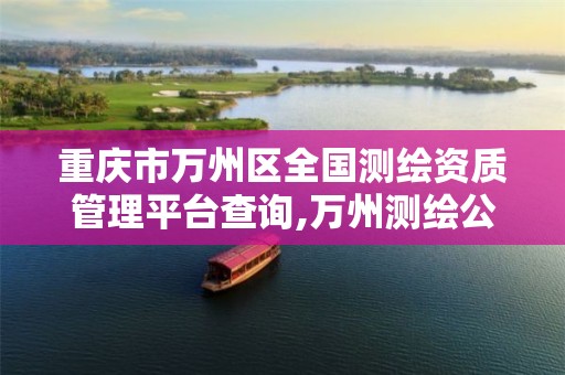 重庆市万州区全国测绘资质管理平台查询,万州测绘公司