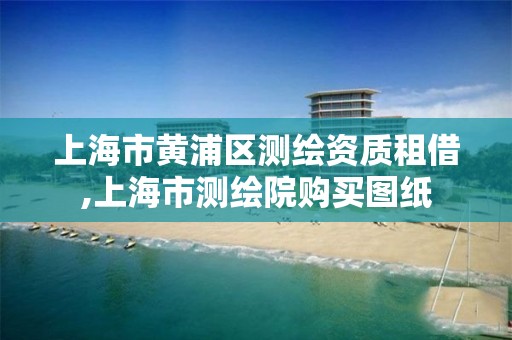 上海市黄浦区测绘资质租借,上海市测绘院购买图纸