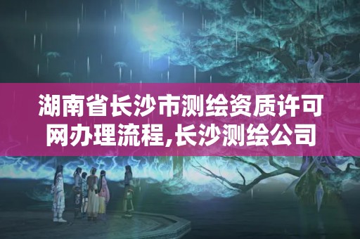 湖南省长沙市测绘资质许可网办理流程,长沙测绘公司资质有哪家。