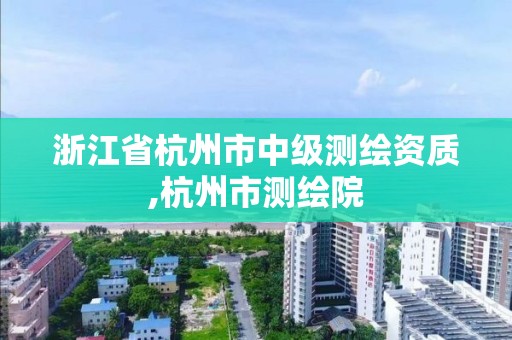 浙江省杭州市中级测绘资质,杭州市测绘院